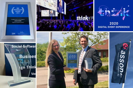 Erfolgsgeschichte aus Schwentinetal in Schleswig-Holstein: Für außergewöhnliche Leistung im Bereich Künstliche Intelligenz verlieh IBM auf der Konferenz Think 2020 der assono GmbH aus Schwentinetal bei Kiel den IBM Bestseller Award 2019 in der Kategorie C