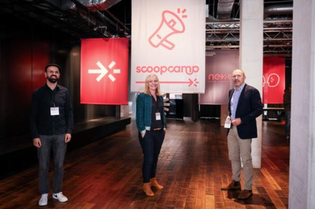 Von links nach rechts: Luca Caracciolo, Jessica Staschen und Peter Kropsch